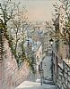 ROOFTOPS & STEPS, PARIS by Ducollet at Ross's Online Art Auctions