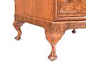 WALNUT BOW FRONT CHEST at Ross's Online Art Auctions