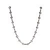 9CT WHITE GOLD FANCY-LINK NECKLACE at Ross's Online Art Auctions