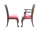 FINE SET OF ANTIQUE MAHOGANY DINING ROOM CHAIRS at Ross's Online Art Auctions