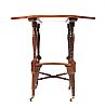 EDWARDIAN INLAID ROSEWOOD LAMP TABLE at Ross's Online Art Auctions
