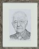 PORTRAIT STUDY OF SEAMUS HEANEY by Andy Saunders at Ross's Online Art Auctions