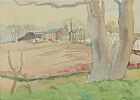 FARM BUILDINGS by Romeo Charles Toogood RUA ARCA at Ross's Online Art Auctions